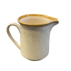 Mikasa Stone Manor F5800 Cream & Rust Speckled Creamer Vintage Japan